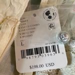 Free People  Ethereal Dainty Lace Honeysuckle Floral Printed Midi Dress Large NWT Photo 11