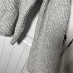 Madewell Light Gray Knit Bell Sleeve Sweater Photo 3