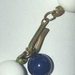 Red, White, and Blue Beaded Vintage Boho Choker Necklace Red Photo 1