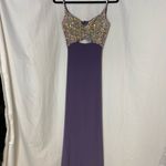 LA FEMME Lavender & Stone Formal Gown Size 2 Photo 4