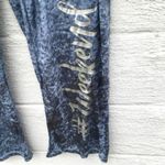 Women’s Blue Velvet Sleep Lounge Pants Size Large New Photo 3