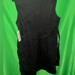 Nanette Lepore NWT Black Sleeveless Denim Button-Down Dress size 14 Photo 1