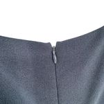 Chelsea28  V-Neck Sleeveless Navy Dark Blue Gray Checkered Jumpsuit Tie Size 12P Photo 5