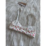 SKIMS  Fits Everybody Picot Skimpy Scoop Bralette Ruby Heart Print Size XXS Photo 6