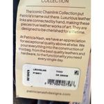 Patricia Nash  Chainlink Leather Woven Tote Bag Ticci Dark Denim NWT Boho Slouchy Photo 4