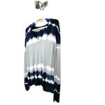 Feel the Piece  Terre Jacobs Gray Blue Tie Dye Pullover Size Medium / Large Photo 2