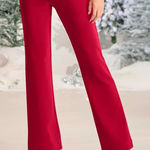Boston Proper Red Beyond Travel High Rise Pull On Stretch Pants Photo 0