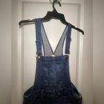 Madewell 🆕NWT Women’s Slim Fit Overalls Dark Wash Size L Stretchy 👖 Photo 3