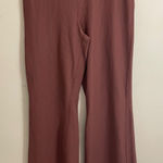 Old Navy  Powersoft Ribbed Flare Leggings Brown Size M Photo 0