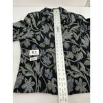 Dress Barn Womans  Blazer Jacket L Full Zip Multicolor Leaf Photo 6