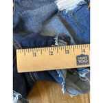 American Eagle  Denim Shorts Distressed Rips Cuffed Hem Dark Wash‎ size 2 Photo 4