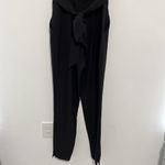 Bebe  Jumpsuit Black Lace Sleeveless Top Size 0 EUC Photo 4