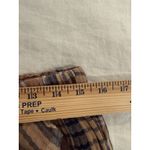 Aerie  women’s gauze plaid shorts size M high waist brown Photo 7