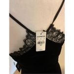 EXPRESS  size xxs black dress 3/4 long Photo 2