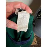 sweatshirt plaid chevron quilted green navy shoulder pads 1980s Size L Photo 10