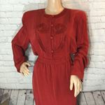 Adrianna Papell Orange Silk Skirt Suit NWT 16 Photo 4