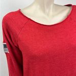 RWB‎ Red Cut Neck Sweatshirt Photo 4