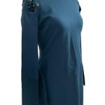 Bar III Womens Laced Shoulder Bodycon Dress Size Medium, Teal, Stretch #J1 Photo 1