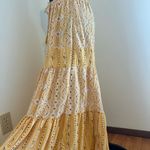 C&C California Small Yellow Ruffled Tiered Skirt Photo 1