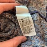 Lucky Brand  Women's Boho Floral Smocked Babydoll High Low Hem Long Sleeve Blouse Photo 6