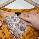Torrid yellow gold floral challis shirt dress size 3X Photo 6