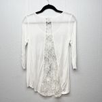 Rhinestone Flowy Womens Top Small Rockabilly Punk Chaotic Academia Streetwear White Photo 5