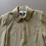 St. John Collection Vintage  Metallic Tweed Wool Blazer Photo 1