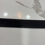 Ralph Lauren Lauren  Belt Size 34 Black Solid Brass Buckle Italian Leather Photo 4