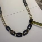 Talbots Women’s Signed  Gold Tone / Brown Faux Tortoise Costume Necklace Photo 10