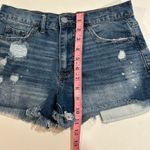 Aeropostale Aéropostale High Waisted Distressed Denim Shorts Women’s 6 Aero Cheeky Cutoff Photo 7