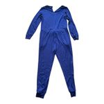 New Kirundo Women's Jumpsuit Overall Romper Long Sleeve S oversized Blue Photo 2