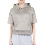 Calvin Klein Gray Women's Short Sleeve Hoodie Size S Photo 0
