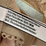 Victoria's Secret  Plunge Bra 36DD Beige Floral Lace Gold‎ Hardware Lingerie Photo 6