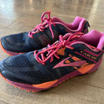 Brooks  Cascadia Women's Trail Running Shoes Blue Pink Orange Size 9 Outdoor Photo 0