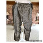 Alfani  Pants Gold Metallic Stretch Skinny 24W Cocktail Party Holiday Glam Chic Photo 8