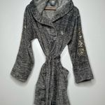 PINK - Victoria's Secret Victorias Secret PINK Gray Gold Sequin Plush Robe Size XS/S Photo 2