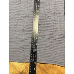 ZARA  Crinkle Cotton Beach A-Line Button Down Tunic Shirt Dress Grey/Blue Medium Photo 6