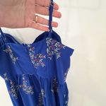 Betsey Johnson Floral Bustier Corset Tiered Midi Dress size 8 embroidered Photo 6