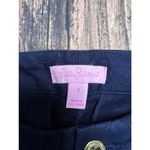Lilly Pulitzer Women's Size 2 Blue Textured Ankle Skinny Pants Photo 1