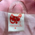 Split Personality Corduroy Blazer Women S Pink Collared Lined Fairycore NEW READ Photo 7