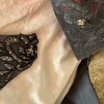 Mori Lee MGNY Madeline Gardner Formal Mother Of The Bride Charcoal Floor Length Bead 8/10 Photo 9