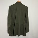 J.Jill  Olive Drawstring‎ Utility Jacket Size X-Large Photo 2