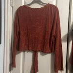 Free People Emma Long-Sleeved Henley in Terracotta Photo 4