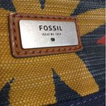 Fossil Blake Abstract Floral Crossbody Purse-Adjustable Strap-Outside Pockets Photo 5