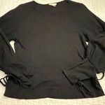 Prómesa Promesa black ribbed top Photo 0