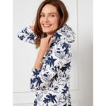 Talbots  Sail Away Scoop Neck Hoodie Size XL Nautical Beach Preppy Coastal Comfy Photo 10