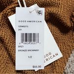 Good American Always Fits Tiny Ties Bikini Bottom 1/2 S/M Women’s Bronze NWT Photo 3