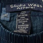 Studio West  Apparel maxi skirt multimedia patchwork lace boho size petite XL Photo 8