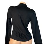 No Boundaries NEW  Black Sequin Lapel Holiday Party Knit Blazer w/ Stretch S 3-5 Photo 4