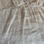 Old Navy Linen Maternity Top Beige Blouse Womens Size XS Maternity Photo 6